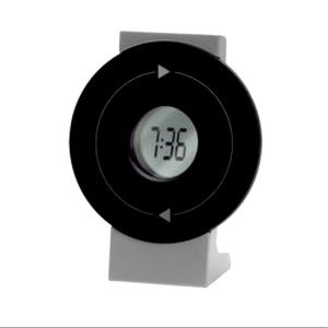 Rotating 4-In-1 LCD Alarm Clock